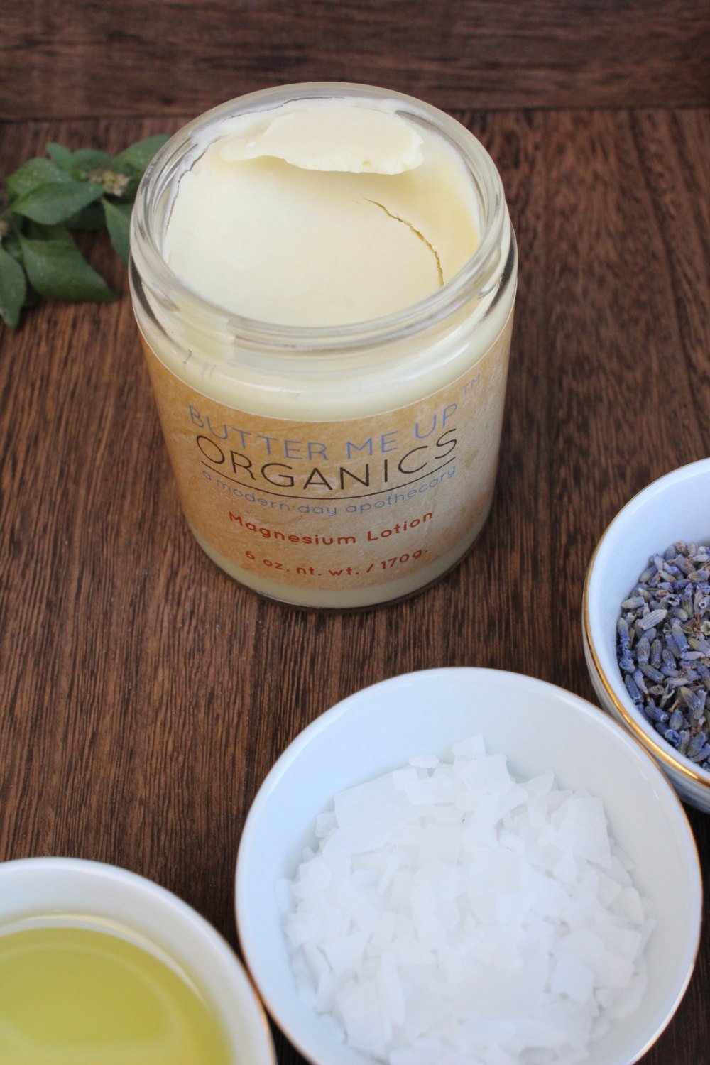 Butter Me Up Organics - Magnesium Lotion / Magnesium / Magnesium Cream / Magnesium
