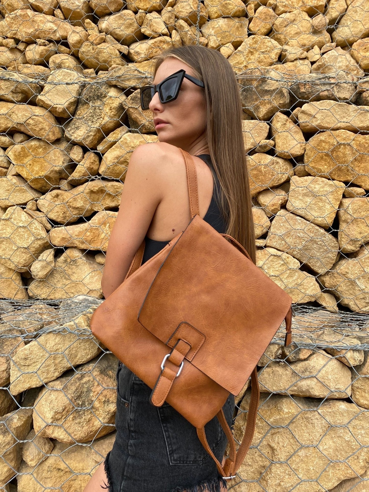 Elegant Brown Backpack