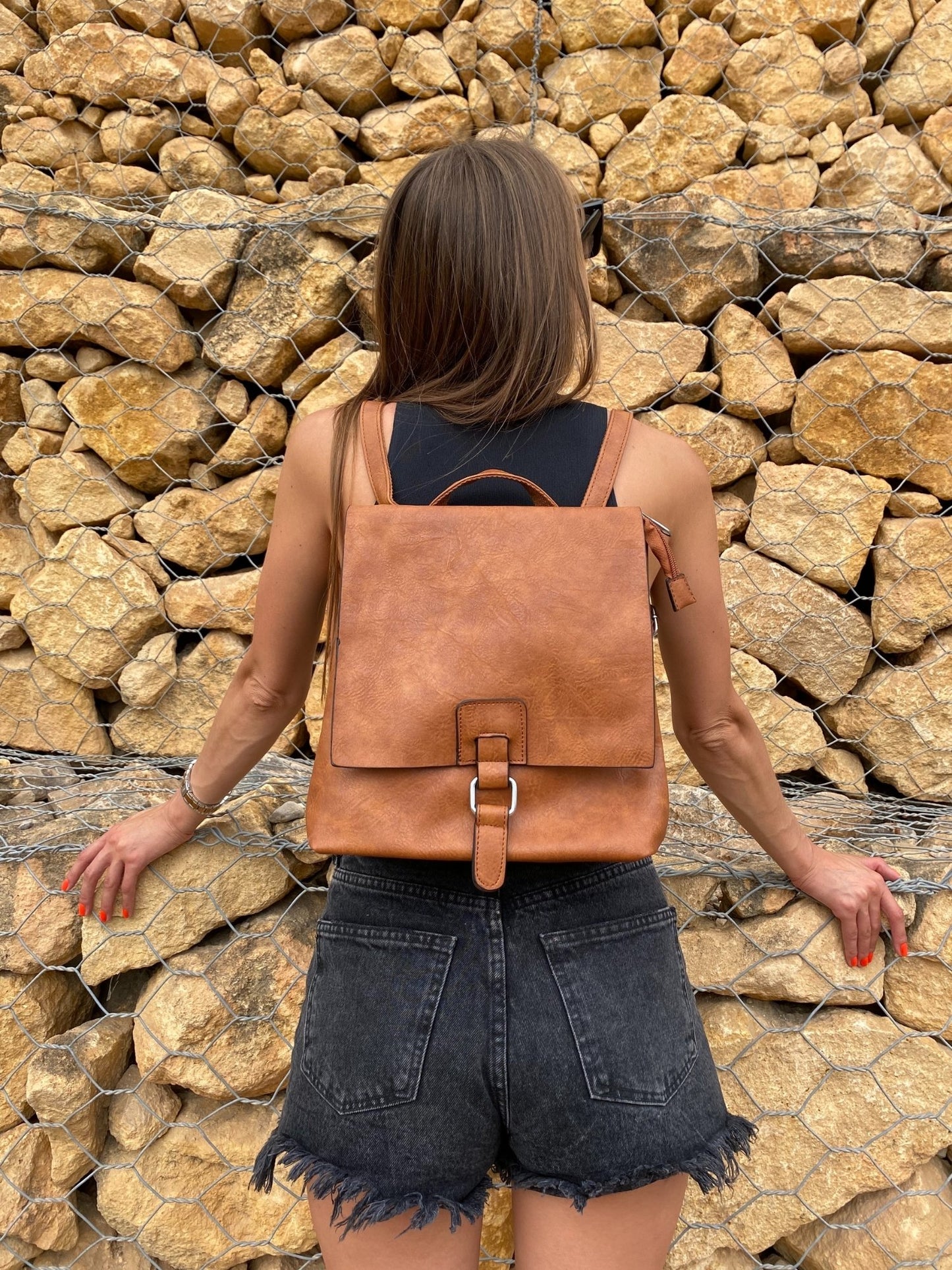 Elegant Brown Backpack