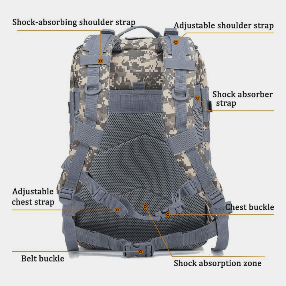 Tactical 45L Molle Rucksack Backpack