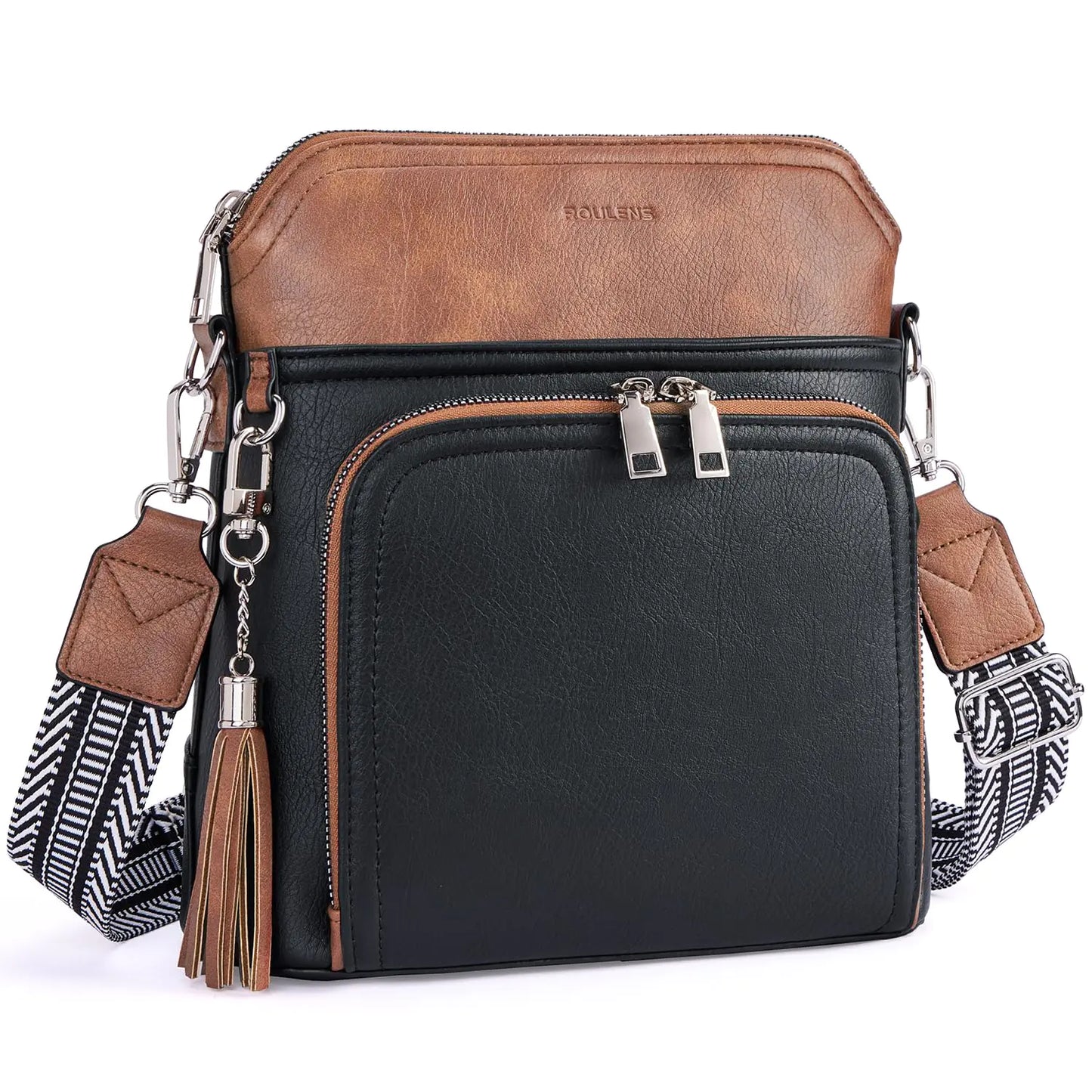 Crossbody Purse for Women,Lightweight Medium Crossbody Bag Soft Leather Women's Shoulder Handbags with Tassel Taupe