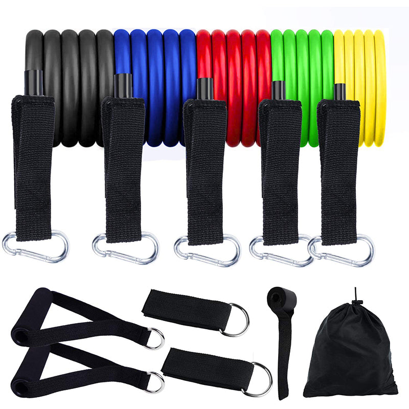 11-Piece Fitness Equipment Resistance Band Set