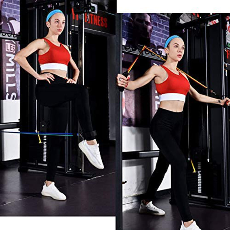 11-Piece Fitness Equipment Resistance Band Set